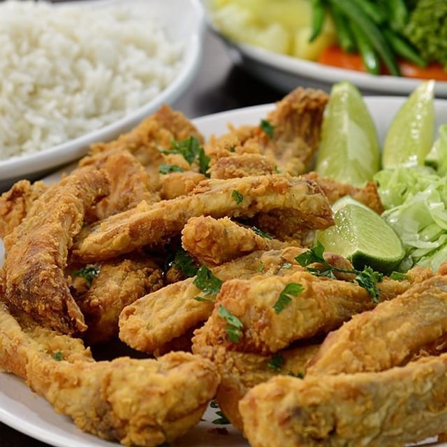Tilapia PF / Quentinha de Tilapia Frita.
