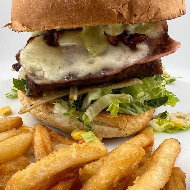 X-Galinha Burger.