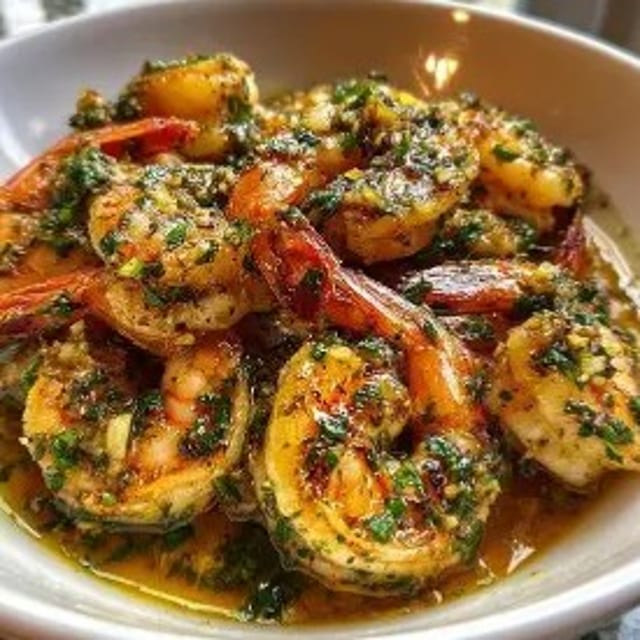 Shrimp Garlic & Oil.