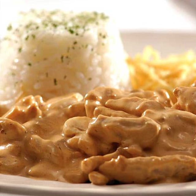 Chicken Stroganoff PF / Quentinha de Strogonoff de Frango.