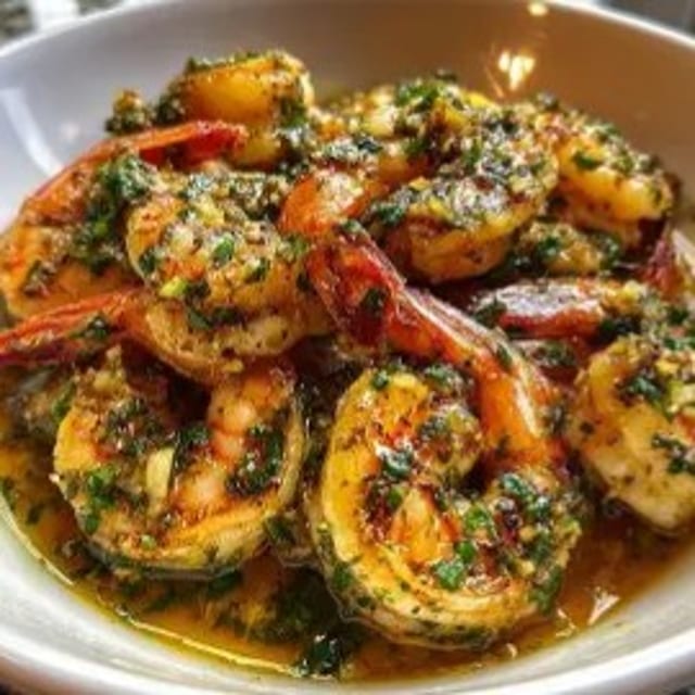 Shrimp Garlic & Oil.