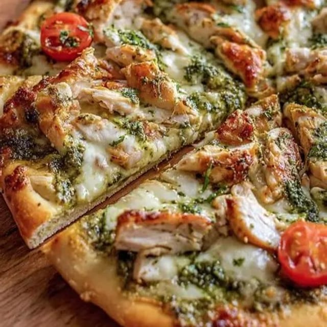 Pesto Pizza.