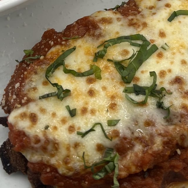 Chicken Parmigiana.